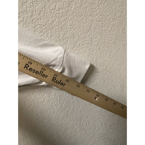 Ben Davis Long Sleeve Shirt Mens Medium Monkey Logo white Pocket Tee Thick - Picture 8 of 8